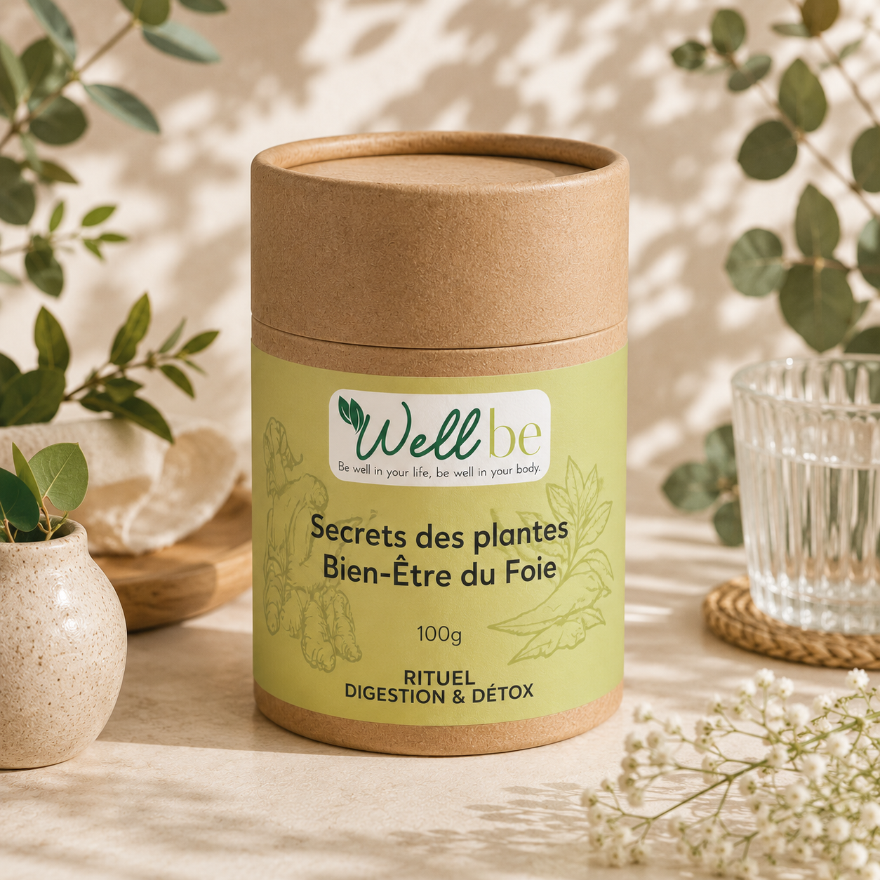 Secrets de plantes Bien-être du Foie 100g poudre (Ancien Prog. TopMax)