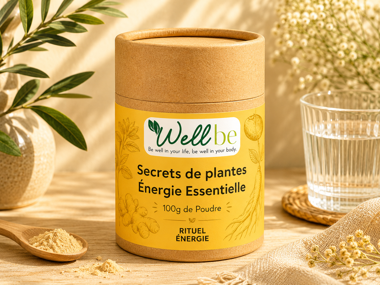 Secrets de plantes Energie Essentielle 100g poudre (Ancien prog. WayC/Basecur)